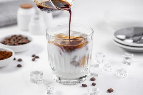 Iced Spanish Latte at Link Lounge