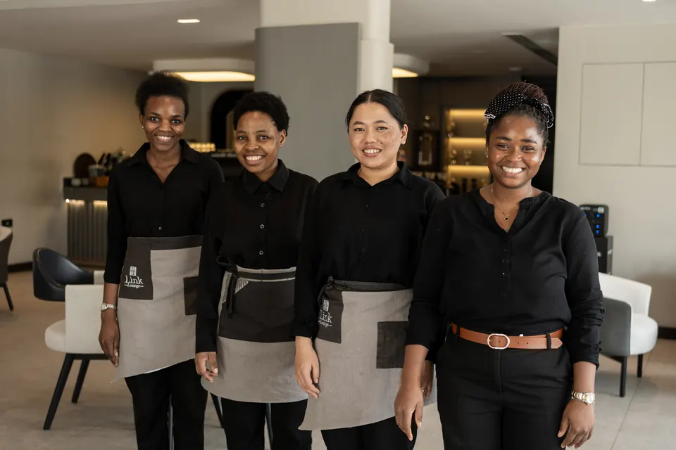 The Link Lounge front-of-house team